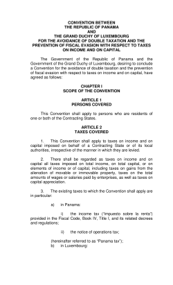 convention between the republic of panama and the grand duchy of