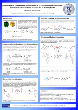 Differentiation of Diastereotopic Bromine Atoms in S 2