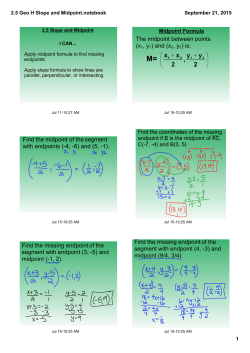 2.5 Geo H Slope and Midpoint.notebook