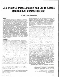 Use of Digital Image Analysis and GIS to Assess Regional Soil