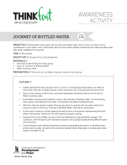 Journey of Bottled Water