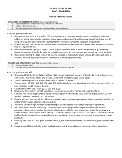 2nd Grade - Diocese of Des Moines