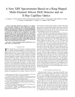A new XRF spectrometer based on a ring-shaped multi
