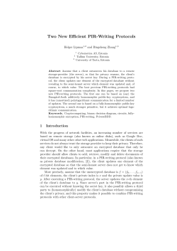 Two New Efficient PIR-Writing Protocols