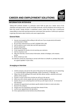 Information Interviews PDF, 236.42 KB