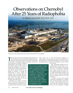 Observations on Chernobyl After 25 Years of Radiophobia
