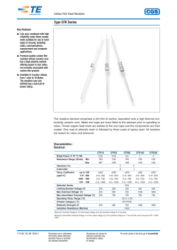 Carbon Film Fixed Resistors