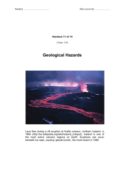 4.0 Geological Hazards
