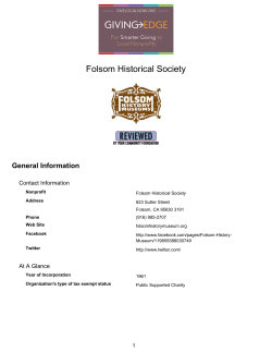 Folsom Historical Society