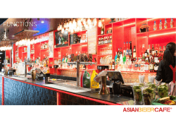 function pack - Asian Beer Cafe