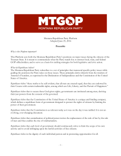 - Montana Republican Party
