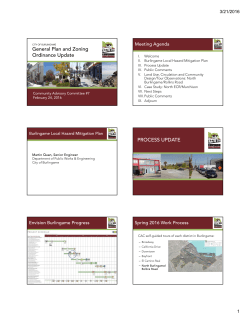 Meeting Handouts - Envision Burlingame