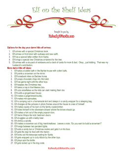 Elf on the Shelf Ideas - It`s Really 10 Months