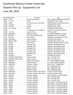 06/20/2012 - Southeast Missouri State University