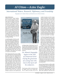 Al Utton&mdash;Aztec Eagle: - Utton Transboundary Resources Center