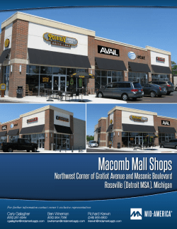 Macomb Mall Shops - Mid-America Real Estate Group