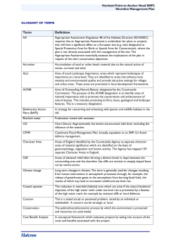 Glossary of Terms