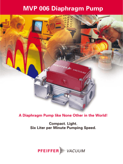 MVP 006 Diaphragm Pump