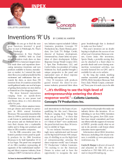 Inventions `R` Us BY CARRIE M. HARPER