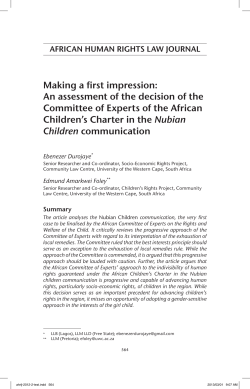 article in PDF - African Human Rights Law Journal