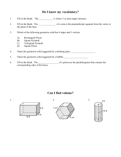 Do I know my vocabulary? Can I find volume?
