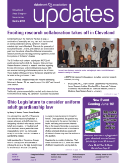 Ohio Legislature to consider uniform adult guardianship law Exciting