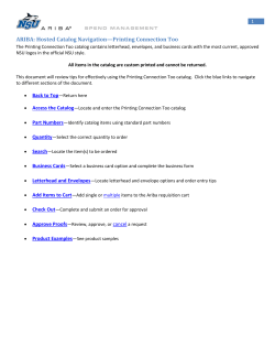 PC Too Training Document - Nova Southeastern University