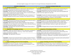 Key Ideas and Details > Key Ideas and Details > Craft and Structure