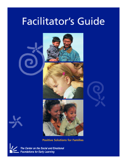 Facilitator`s Guide - CSEFEL