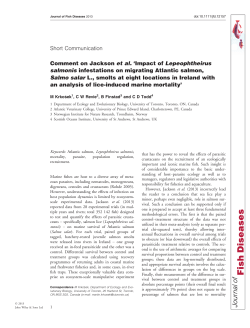 Comment on Jackson etal. Impact of