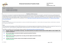 Fractions Lesson Idea 2