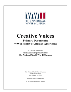 Poetry - The National WWII Museum