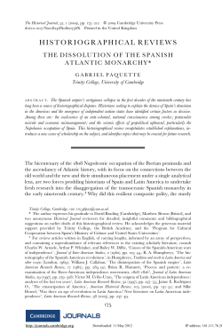 historiographical reviews