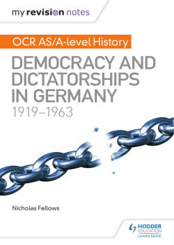 democracy and dictatorships in germany