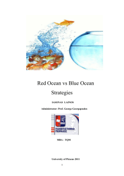 Red Ocean vs Blue Ocean Strategies