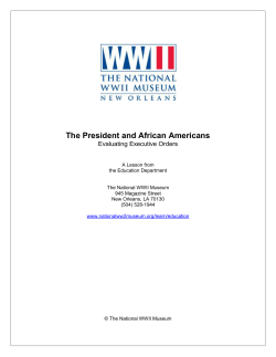 The President and African Americans