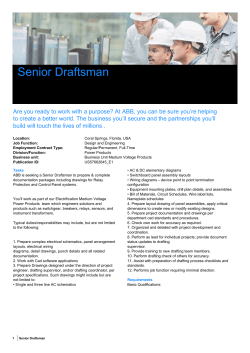 Senior Draftsman