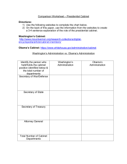 Presidential Cabinet