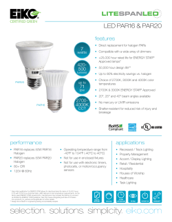 LED Lamps Specifications