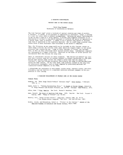 A SELECTED BIBLIOGRAPHY: PROTEST SONG IN THE UNITED