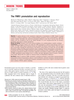 The FMR1 premutation and reproduction