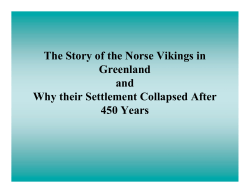 The Story of the Norse Vikings in Greenland