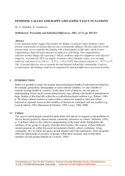 The Netherlands - Erasmus Universiteit Rotterdam