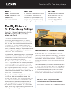 The Big Picture at St. Petersburg College