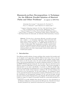 Hammock-on-Ears Decomposition: A Technique for the