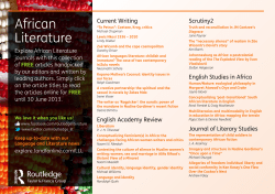 African Literature