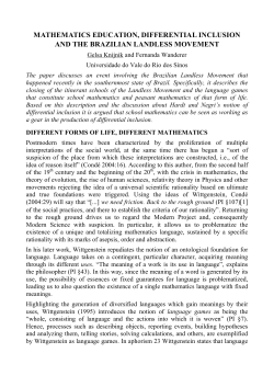 mathematics education, differential inclusion and the brazilian