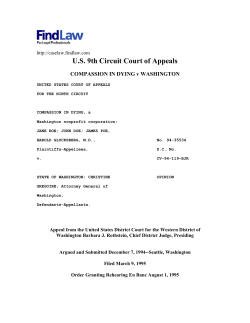 Compassion in Dying v. Washington