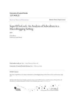SuperWhoLock: An Analysis of Subculture in a