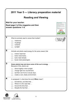 Set 3 Reading questions (PDF, 1281 kB )